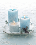 Frosted Candles