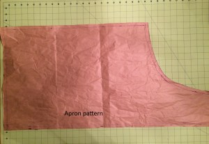 Apron pattern finished