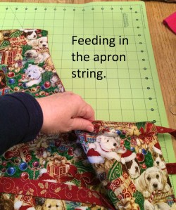 feeding apron string