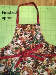 finished apron