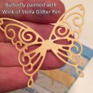 Butterfly painted with WS Glitter Pen