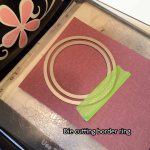 Die cutting border ring