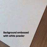 Embossed background - Card2
