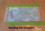 Stenciling with Versamark